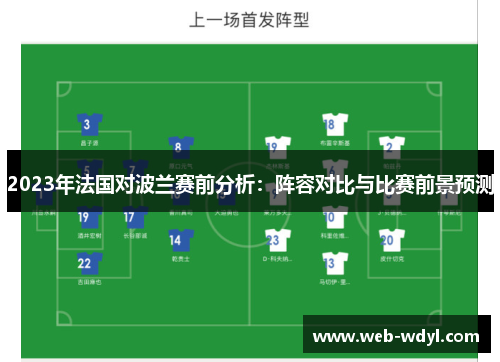 2023年法国对波兰赛前分析：阵容对比与比赛前景预测